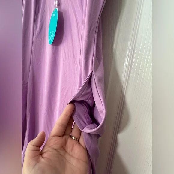 Greg Norman Sleeveless Golf Dress Purple Size Large NWT Women’s Golfwear - Picture 10 of 13